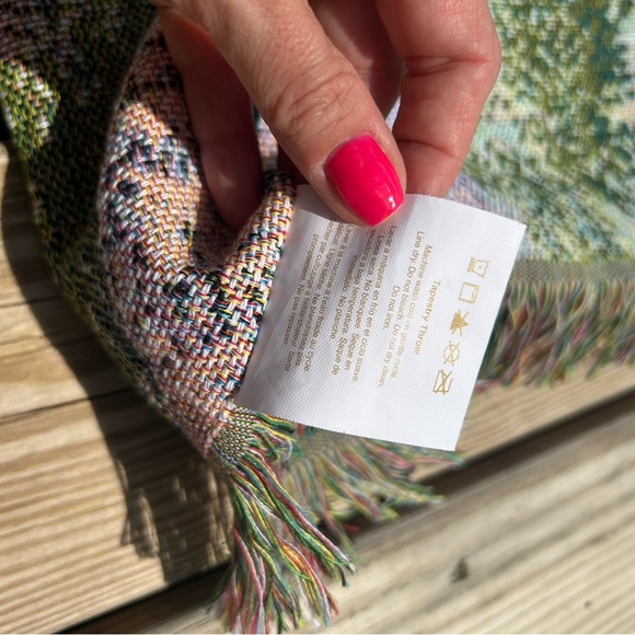 For God So Loved The World John 3:16 Religious Quilted Throw Blanket 60x47‎ in - Picture 10 of 10